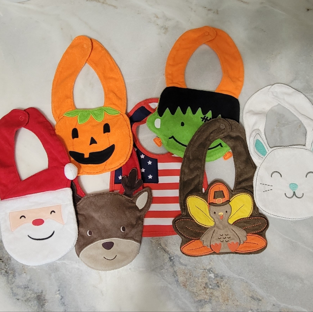 Carter's Holiday Bibs